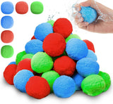 Set of 50 Water Bombs Splash Balls Reusable Splash, Trampoline Water Balloon for Children, Plush Balls, Water Bomb