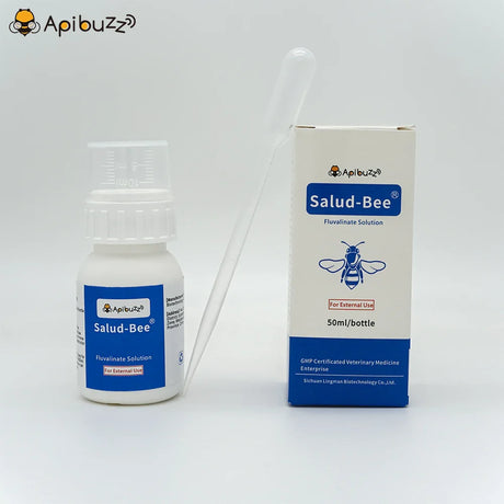 SALUD-BEE 20% EW Tau-fluvalinate Solution | Ultimate Beehive Varroa Mite Treatment for Apis Bee - Essential Beekeeping Supply