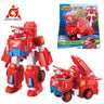 Super Wings 7" Robots Set Transform Vehicle With 2" Deformation Action Figure Robot  Transforming Airplane Toy Kid Birthday Gift