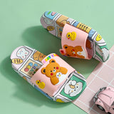 Children‘s Summer Home Indoor Slippers Soft Soled Sandals For Boys And Girls Cute Cartoon Open-toed Sandals For Kids