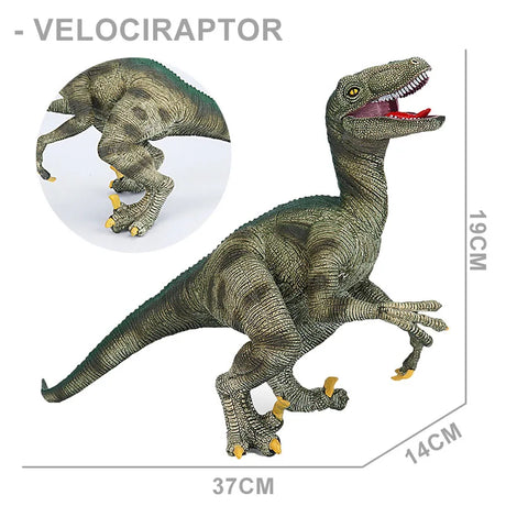 Jurassic Dinosaur Indominus Rex Tyrannosaurus Velociraptor Animals Model Action Figures Simulation Brontosaurus Stegosaurus Toys