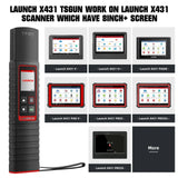 Launch X431 TSGUN TPMS 315/433 MHZ 2 In1 RF-Sensor Car Tire Pressure Inspection Diagnostic Tool Tool activation reading learning