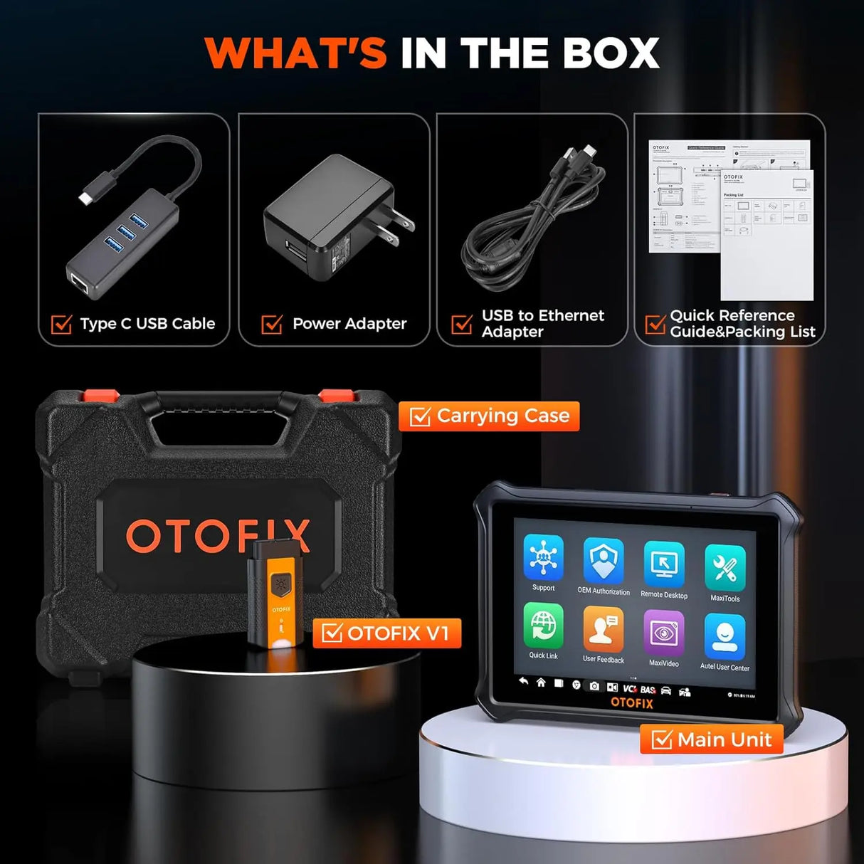 OTOFIX D1 LITE OBD2 Scanner Car Diagnostic Tool Bluetooth Wireless Bi-Directional Control OBD Automotive Scan Tool Active Test