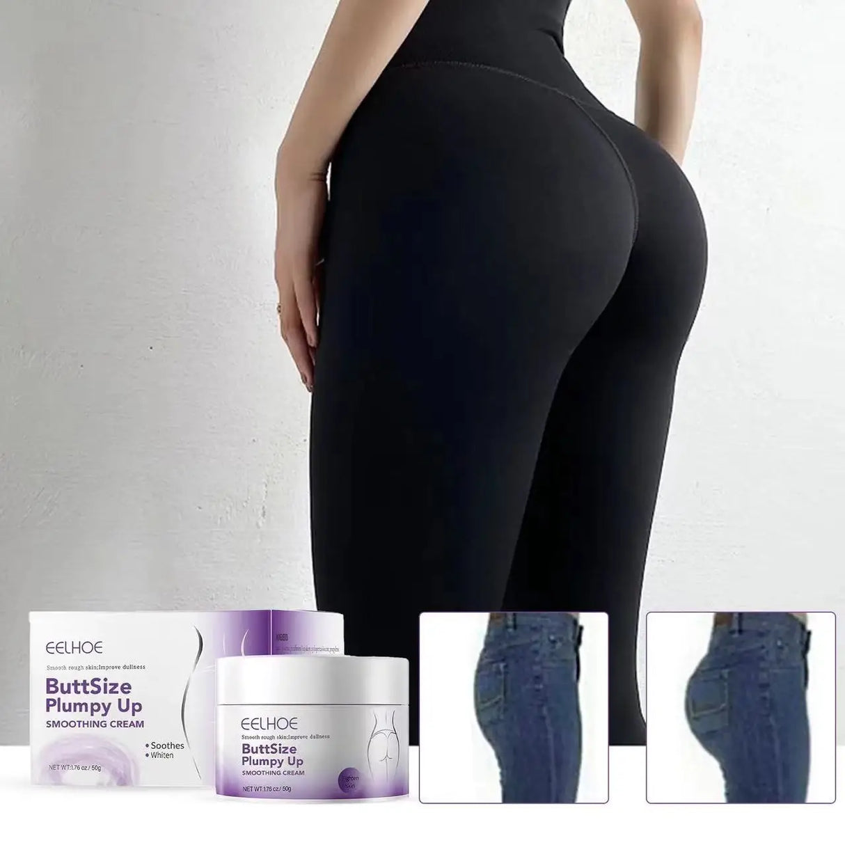 50ml Hip Lifting Cream Firming Pulling Buttock Lifting Honey Peach Hip Shaping Beautiful Hip S-curve Hip Gentle Care Cream