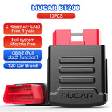 10PCS MUCAR BT200 / BT200 PRO OBD2 Auto Scanner car diagnostic tool code reader full system Oil/SAS maintainance 15 resets