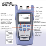 NEW PON OPM Handheld Fiber Optical PON Power Meter FTTX/ONT/OLT 1310/1490/1550nm Test Equipments