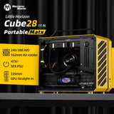 C28 Little Horizon ITX/MATX Motherboard/Full Tower/Water-Cooler Mechanic Master Portable Mini Computer Case PC Case