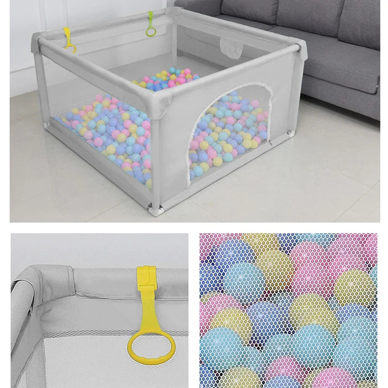 7 Optional Sizes Large Children's Playpen with Foam Protector Baby Safety Fence Kids Ball Pit Playpen for Babies Baby Playground