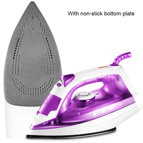 JIQI Handheld Garment Steamer Electric Steam Iron Soleplate laundry Ironing Machine Mini Travel Clothes Fabric Flatiron