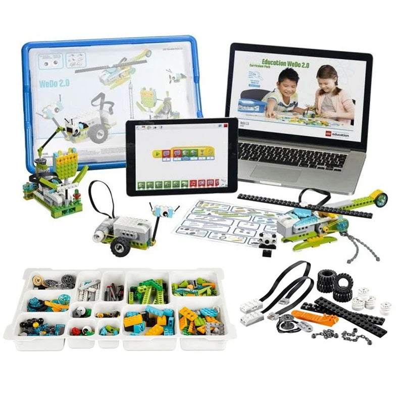 NEW WeDo 2.0 Core Set Robotics STEAM Boxed Kit Compatible with 45300 We-Do Building Blocks DIY Educational Toys Christmas Gifts