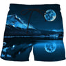 Landscape 3D print, beach pants lead the way.  Fashion trend Advanced fabrics are comfortable and soft