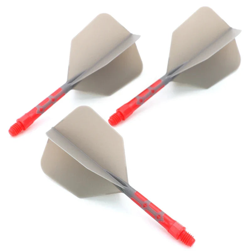 CUESOUL 929 New Launch ROST T19 Integrated Dart Shaft and Flights Big Wing Shape Ice Color-28/33mm