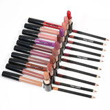 Private Label Custom 3 In 1 Long Lasting Cosmetic Matte Liquid Lipstick Lip Kit And Lip Liner Set