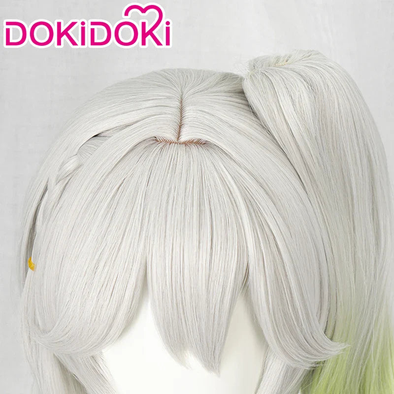 IN STOCK Nahida Wig Game Genshin Impact Cosplay Wig DokiDoki Christmas Nahida Kusanali Cosplay White Dyeing Dendro Sumeru