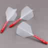 CUESOUL 929 New Launch ROST T19 Integrated Dart Shaft and Flights Big Wing Shape Ice Color-28/33mm