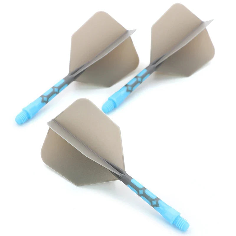 CUESOUL 929 New Launch ROST T19 Integrated Dart Shaft and Flights Big Wing Shape Ice Color-28/33mm