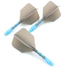 CUESOUL 929 New Launch ROST T19 Integrated Dart Shaft and Flights Big Wing Shape Ice Color-28/33mm