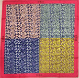 Spanish-style oversized print handkerchief