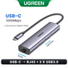 UGREEN USB Ethernet Adapter 1000/100Mbps USB3.0 HUB RJ45 Lan for Laptop PC Xiaomi Mi Box Macbook Windows USB-C HUB Network Card