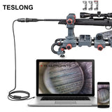 TESLONG NTG100 5mm Lens Rifle Borescope Camera 45-inch Flexible Probe Visual Barrel Inspection Tool For Android, PC, & MAC