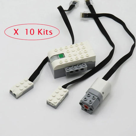 Wholesale 10 Sets Programmable Robotics Construction Motors Motion Tilt Sensor Kit fit Wedo2.0 Building Blocks DIY Toys Gifts