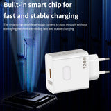 120W USB Charger Quick Charge QC3.0 USB C Cable Type C Cable For iPhone Huawei Samsung Xiaomi Mobile Phone Fast Charging Charger