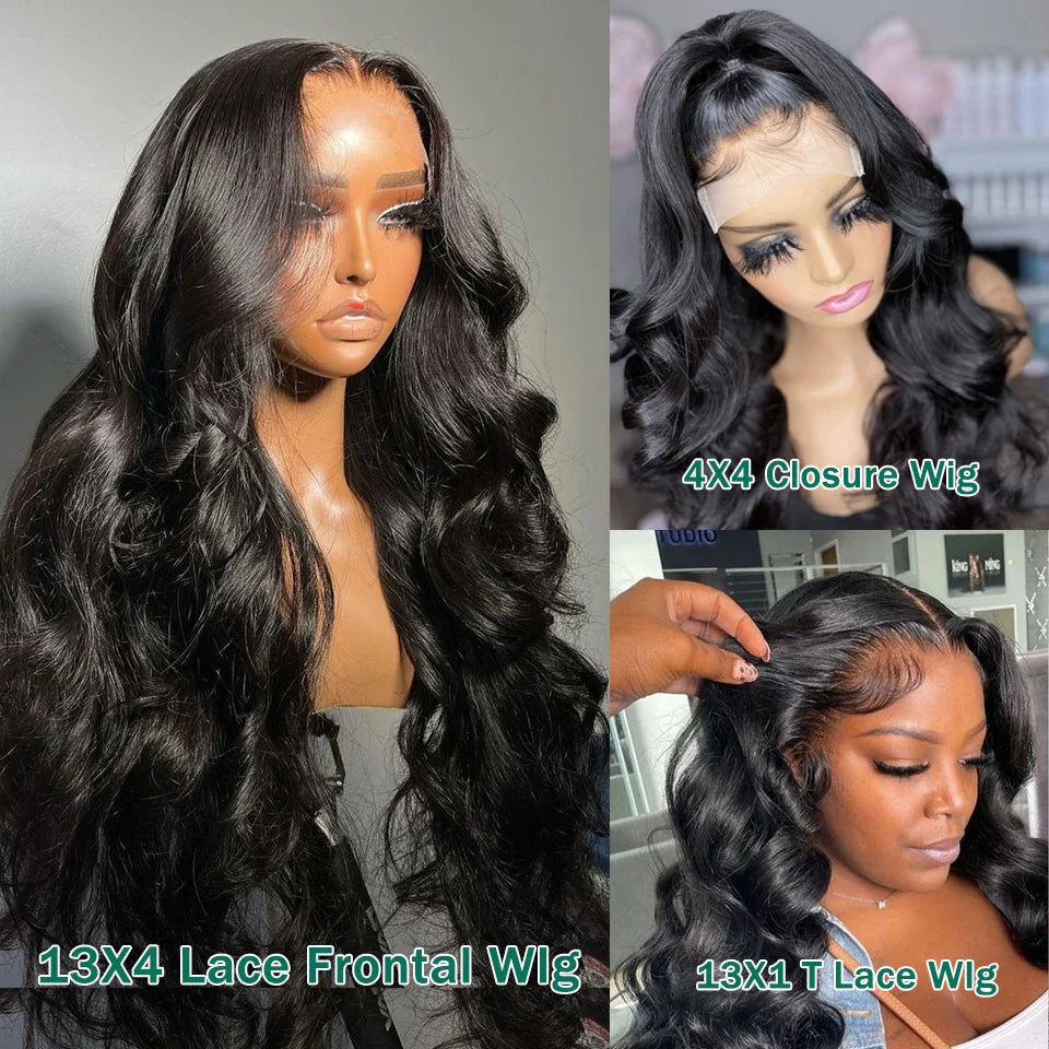 13X6 Brazilian Body Wave Wigs Human Hair Lace Frontal Wig Full Lace Glueless Wig 13X4 HD Transparen Human Hair Lace Frontal Wig