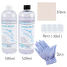 1:1 Clear Epoxy Resin Crystal Clear Art Resin Epoxy 2 Part Epoxy Casting Resin Kit with Measuring Cups, Stick, Silicone Gloves