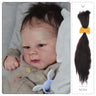 「natural curly hair」Witdiy brand reborn doll wig mohair is as soft as lanugo hair and uses safe dyes, so feel free