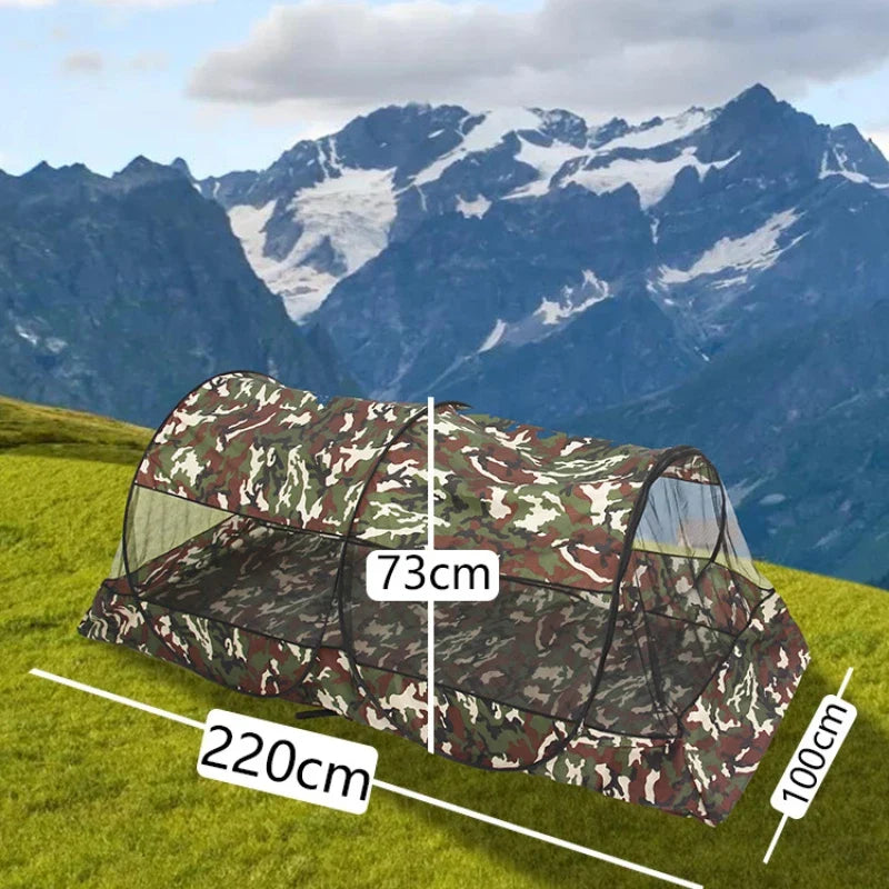 Folding Portable Mosquito Net for Trips Mesh Tent With Zipper Outdoor New Camping Mosquito Net Tent With Bottom For Single Bed.