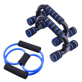 AB Roller Wheel Machine Jump Rope Push Up Rack Resistance Bands Abdominal Exercise Trainer Fitness Gym Workout Equipment