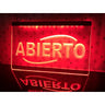 ABIERTO Food Cafe Restaurant LED Neon Sign-3D Carving Wall Art for Home,Room,Bedroom,Office,Farmhouse Decor