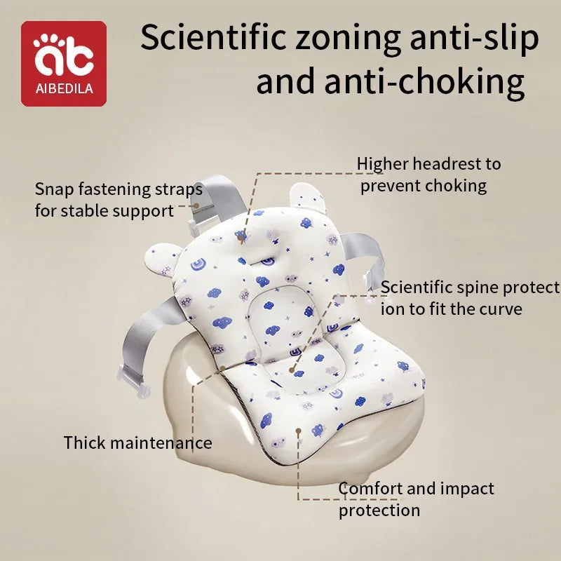 AIBEDILA Accessories Baby Bath Shower Bath Mesh Netting for Sitting or Lying Down Bathtub Products Newborn & Items Bathtubs Give