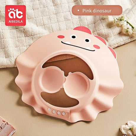 AIBEDILA Babies Waterproof Shower Cap Children's Bath Ear Protection Water Blocking Baby Care Products Bath Goods Items AB9002