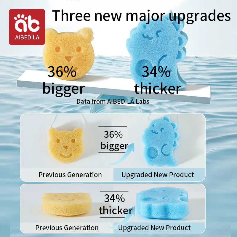 AIBEDILA Newborn Bath & Shower Products Baby Bath Sponge Kits Hot Tub Products Brush & Items Accessories Set Care Mother Kids