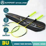 ALP Power 2psc/lot 3U Ultra Lightweight 85g G4 Badminton Racket T700 Attack 100% Full Carbon Training Equipment