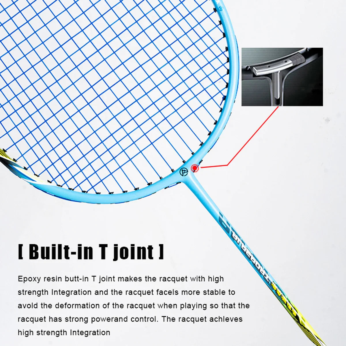 ALP Power 2psc/lot 3U Ultra Lightweight 85g G4 Badminton Racket T700 Attack 100% Full Carbon Training Equipment