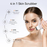 ANLAN Ultrasonic Skin Scrubber Deep Face Cleaning Machine Peeling Shovel Facial Pore Cleaner Face Skin Scrubber Lift Machine