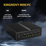 KingnovyPC Firewall Micro Appliance 4 Port i225/i226 2.5GbE LAN Fanless Mini PC N5105 N100 AES-NI VPN Router Openwrt Barebone