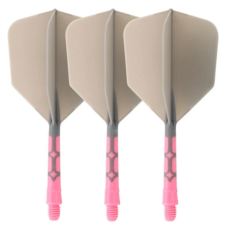 CUESOUL 929 New Launch ROST T19 Integrated Dart Shaft and Flights Big Wing Shape Ice Color-28/33mm