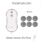 TOOKFUN CW1 Electric Smart Robotic Window Cleaner For Home With Sprayer Auto Vacuum Cleaning Fast Safe 3000Pa Cyclone Suction