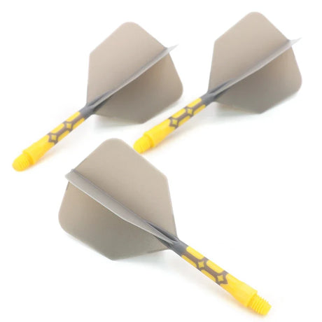 CUESOUL 929 New Launch ROST T19 Integrated Dart Shaft and Flights Big Wing Shape Ice Color-28/33mm