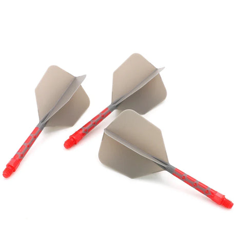 CUESOUL 929 New Launch ROST T19 Integrated Dart Shaft and Flights Big Wing Shape Ice Color-28/33mm