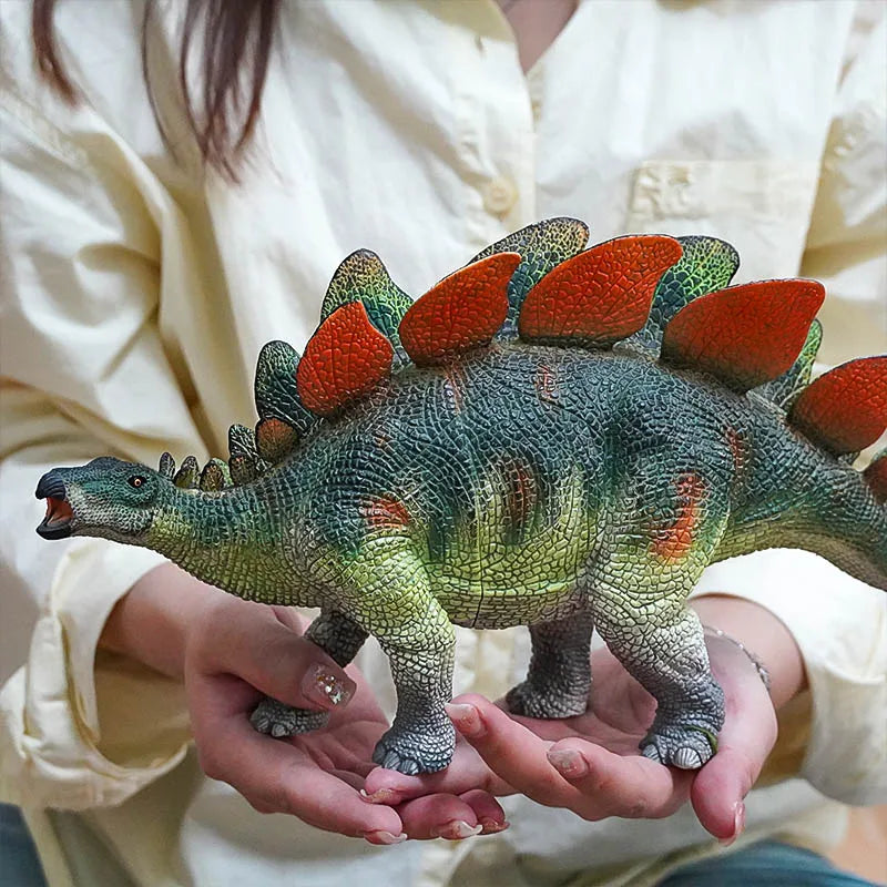 Jurassic Dinosaur Indominus Rex Tyrannosaurus Velociraptor Animals Model Action Figures Simulation Brontosaurus Stegosaurus Toys