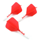 CUESOUL 929 New Launch ROST T19 Integrated Dart Shaft and Flights Big Wing Shape Ice Color-28/33mm