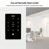 NFC Backlight Touch Dual Frequency 125KHz + 13.56MHz RFID Card Access Control Keypad Door Lock Opener WG Output IP68 Watreproof