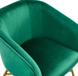 Accent Chair, Green Lounge Sofa Chairs for Living Room Bedroom, Elegant In Appearance, Adjustable Footpads