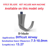 Accessories for Video Laryngoscope Stainless Steel Blades, guide wire, and Screen