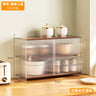 Acrylic Kitchen Shelf Desktop Multi-layer Meal Side Cabinet Push Pull Design Bowl Cabinet Versatile Practical Storage Cabinets