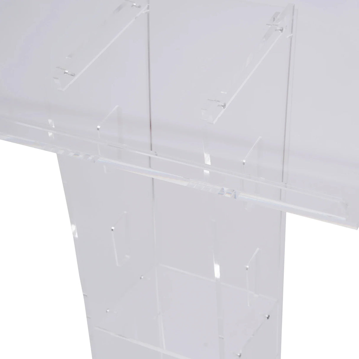 Acrylic Lectern Plexiglass Podium Clear Stand Acrylic Pulpits f/ Churches Office